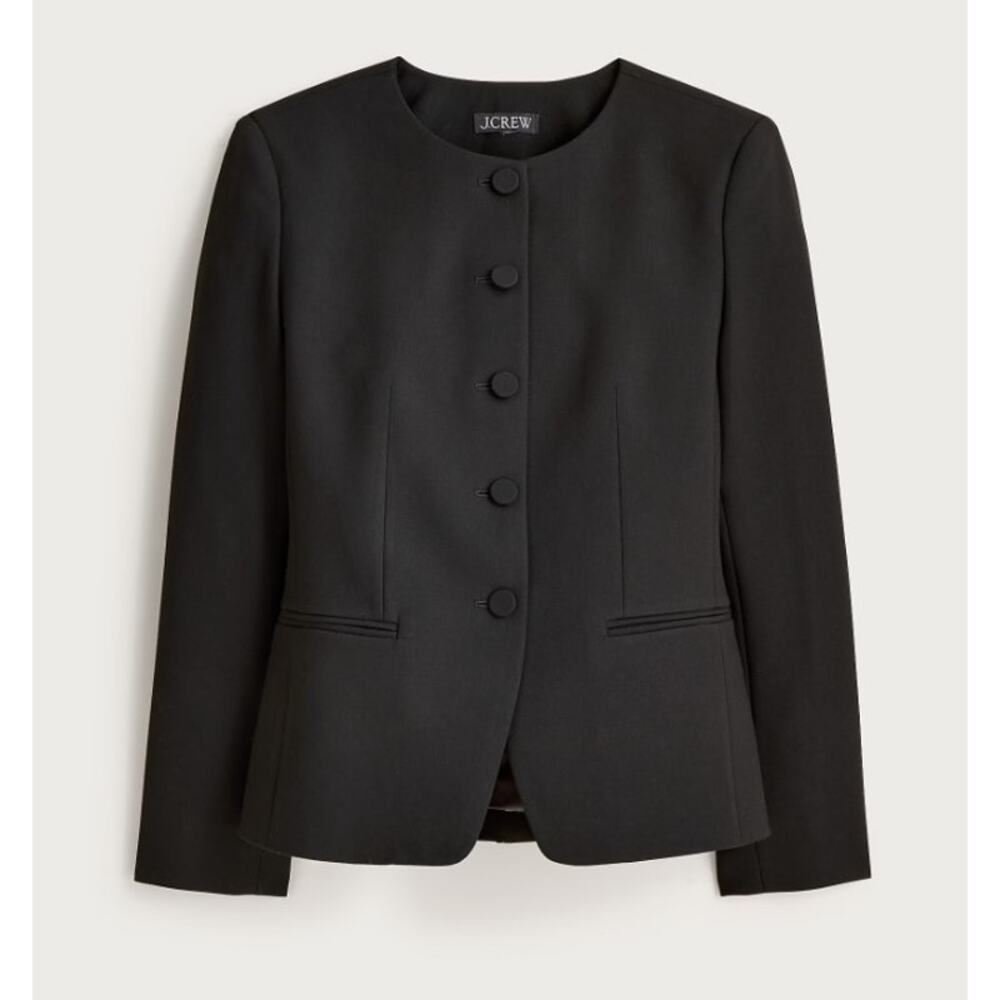 NWT J.Crew Cora Lady Jacket In Four-Season Stretch Black Size 18 Style CO256